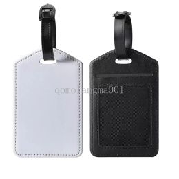 Heat Transfer Luggage Tag Party Favour Sublimation Blank Keychains Pendant Square Label Tags