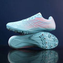 Shoes Professional Track and Field Shoes Men Women Spikes Running Shoes Light Weight Track Sneakers for Couples