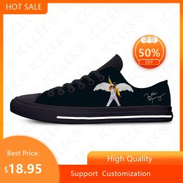 Shoes Freddie Mercury Queen Rock Band Music Cool Fashion Casual Cloth Shoes Low Top Lightweight Breathable 3D Print Men Women Sneakers