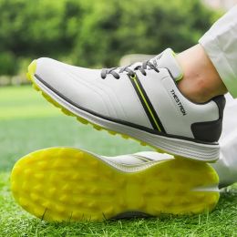 Shoes Professional Golf Shoes for Man Outdoor Comfortable Waterproof Golfer Footwear Woman Golfing Sport Trainers Athletic Sneakers