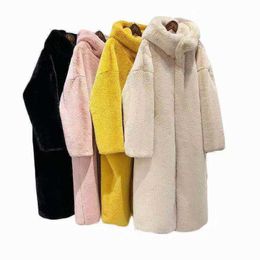 Custom Big Fur Hood Womens Coat Wholesale Yellow Black White Pink Colourful Faux for Women