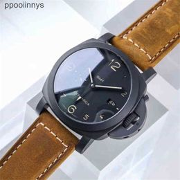 Paneraiss Herren-Armbanduhren, automatische Schweizer Uhr, modische, leuchtende, wasserdichte Armbanduhren, Edelstahl, automatisch, hochwertig, WN-KN1R