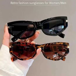 Sunglasses Cateye Vintage Sunglasses For Women Retro Fashion Cat Eye Sun Glasses Anti-UV Travel Fishing Eyewear Oculos De Sol UV400L2403