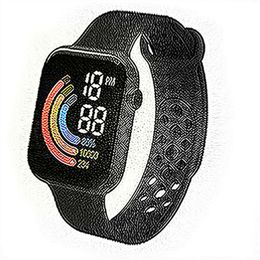 For Xiaomi NEW Smart Watch Men Women Smartwatch LED Clock Watch Waterproof Wireless Charging Silicone Digital Sport Watch B111