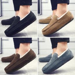 Boots Winter Men Plush Warm Shoes Zapatos De Hombre Fashion Sneakers Man Casual Loafers Europe Brand Design Slipon Flock Best Sellers