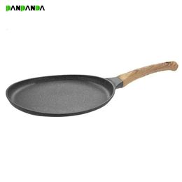 PANPANDA 6810in Non-Stick Frying Pan Steak Pancake Omelette Cooking Breakfast Maker Induction Cooker Gas Maifan Stone Bakeware 240313