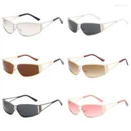 Sunglasses Y2K Sports Shades Punk-inspired Designer Eyeglasses Stylish Goggles Trendy Eyewear Fashionable