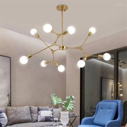 Chandeliers Creative Nordic Tree Shape Ceiling Chandelier Lights E27 Pendant Lamps For Living Dining Room Bedroom Kitchen Home Decor Fixture