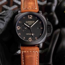 Paneraiss Automatik-Herrenuhren Paneraiss Herrenuhr LUMINOR-Serie Superleuchtende, wasserdichte Designer-Armbanduhren für Herren aus Edelstahl