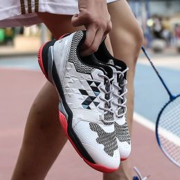 Shoes New Breathable Badminton Shoes Big Size 3645 Anti Slip Volleyball Shoes Men Quality Tennis Sneakers Male Tennis Footwears