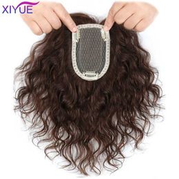 Synthetic Wigs Bangs 3D Bangs Invisible Seamless Head Hair Water Ripple Hair Air Bangs Head Overhead Natural Invisible Replacement Cover White Hair 240328 240327