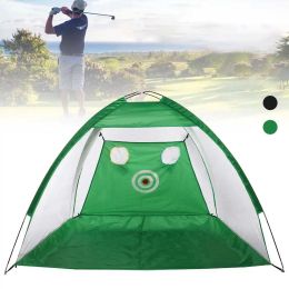 Aids Golf Practice Net 3 meter Tent Golf Hitting Cage Outdoor Indoor Garden Grassland Mesh Mat Golf Training Equipment Golf Supplies