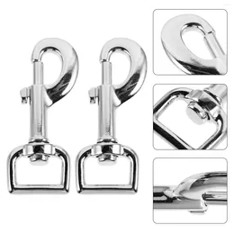 Dog Collars 2 Pcs Leash Metal Buckle Snap Clips Pets Hook Replace Clasp Hooks Zinc Alloy Fixing