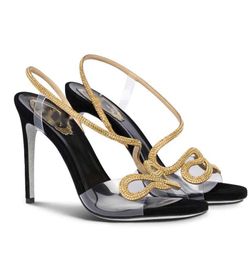 Morgana Sandals Shoes PVC, High Heels Toe Party Wedding Dress Slingback Lady Comfort Sexy Walking EU35-42