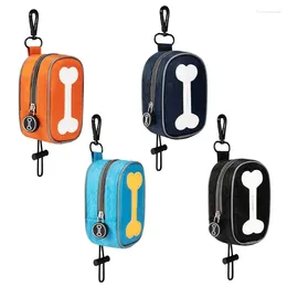 Dog Apparel Portable Poop Bag Dispenser With Hanging Hook Pet Outdoor Walking Supply