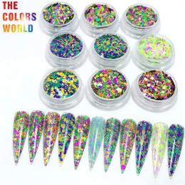 Glitter TCT366 Mardi Gras Carnival Mix Nail Glitter Nail Art Decoration Resin Art Tumblers Craft Accessoires Festival Party Supplier