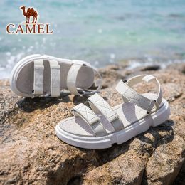 Boots Camel 2021 New Style Summer Sports Sandals Women Casual Soft Bottom Nonslip Flat Beach Sandals Ladies Shoes Female