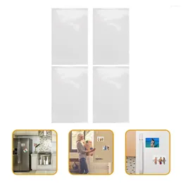 Frames 8 Pcs Refrigerator Po Bag Picture Magnets Pocket Pvc Magnetic Sleeves