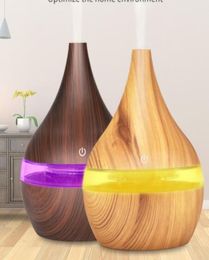 300ml Wood Grain Air Humidifier Ultra Aroma Diffuser Huile Essentiel USB Humidificador Cool Mist Maker for Home 0403891864