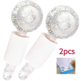 Ice Globes for s 2PCS Cooling Balls Face Roller Massager and Eyes Daily Beauty 240313