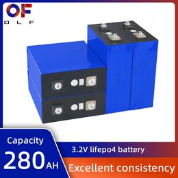 3.2V Lifepo4 Battery 280AH Lithium Iron Phosphate Cell 4/8/16/32PCS Lifepo4 Battery for DIY 12V 24V 48V Boat Golf Cart Forklift