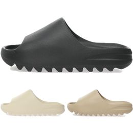 Gute Qualität YZ Slide Sandalen Summer Bone Onyx Restock Version Pure Herren Damen Sneakers Schnelle Lieferung aus US-Lager Größe 36-48,5 US13