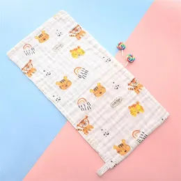 Towel Square Hand Feeding Children Handkerchief Six-layer Gauze Cotton Washcloth Neonatal Baby High-density
