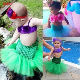 Party Decoration 20X23cm Children Tube Top Elastic Crochet Wrap Girl Fabric Headbands Tutu Tops DIY Skirt Dress Accessories 5z