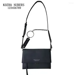 Shoulder Bags Original KOZHA NUMBERS Fashion Design Single Strap 100 Lap Envelope Bag Cross-body Chain Female