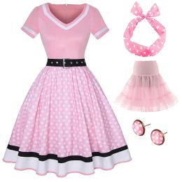 Retro vintage 1950 rockabilly anágua hoop saia vestido evasê audrey hepburn vestido de baile de noite feminino