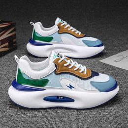 HBP Non-Brand New casual sneakers mesh Breathable High Tide shoes fashion Korean thick bottom running