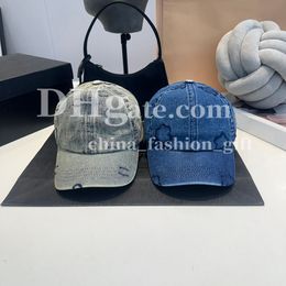 Designer Baseball Cap Golf Hat Printed Embroidered Denim Hat Unisex Summer Cap Leisure Breathable Hat Outdoor Travel Sun Hat