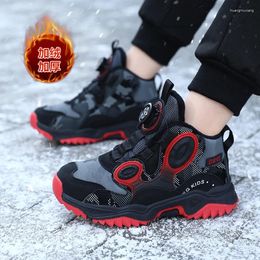 Walking Shoes Winter Children's Running Warm And Cold Proof High Quality Plush Casual For Boys Girls