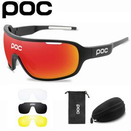 Designer Pocs Devour Do Blade 4 Lens Set Full Frame Cycling Glasses Sports Outdoor Cycling Goggles