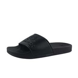 HBP Non-Brand Greatshoe new style slides sandals custom mens PVC black slippers slides footwear for women