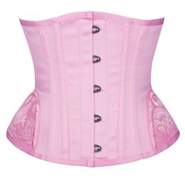 Wholesale Women Corset 14 Steel Bones Waist Trainer Underbust Corset Steampunk Gothic Clothing Corset Belt Waist Slimming Corset 240408