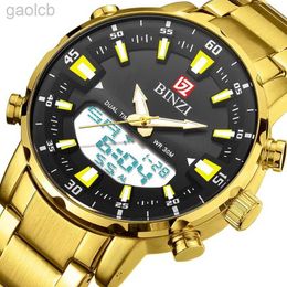 Wristwatches 2024 Golden Luxury Brand Men Digital Wristwatches Fashion Sports Wrist Watch Electron Waterproof montre homme Watch Dropshipping 24319