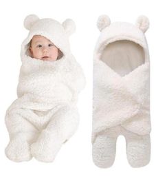 Soft Baby Blankets Newborn Infant Baby Boy Girl Swaddle Baby Sleeping Wrap Blanket Pography Prop for Boys Girls Kids2206310