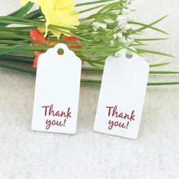 Party Decoration 4x2cm 400pcs/lot Personalised Thank You Wedding Tags Favour Gift