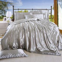 1Pc Solid Color Duvet Cover Single Double King Size Quilt Home Soft Rayon Comforter 200X200 240306
