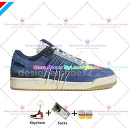 Designer Casual Shoes Forum 84 Low Sneakers Bad Bunny Men Women 84S Trainer Back To School Yoyogi Park Suede Leather Easter Egg Low Designer Sneakers Trainer 889