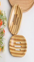 Wooden Soap Tray Holder Natural Bamboo Wooden Soap Dish Storage Soap Rack Plate Box Container for Bath Shower Bathroom LXL5721 576892028