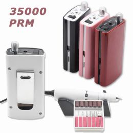 Kits 36w Nail Drill Hine 35000rpm Portable Rechargeable for Manicure and Pedicure Nail Manicure Hine for Professionals