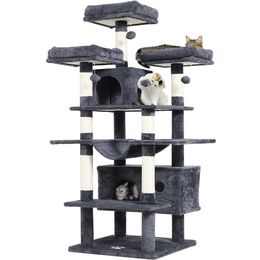 Msmask 67" Large Multi-level Cat Tree with Scratching Posts and Plush Condos