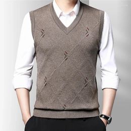 Men's Vests Thickened Casual Sweater Tank Top Autumn And Winter Warm Vest