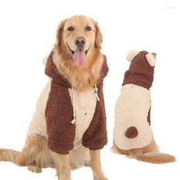 Dog Apparel Clothes For Golden Retriever Dogs Coat Large Size Autumn Winter Hoodie Pet Clothing Big