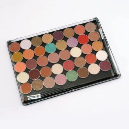 Sets 1pc Empty Magnetic Eyeshadow Palette Xl Large Makeup Storage Box with 20pcs Adhesive Metal Stickers Lipstick Dish Blush Powder