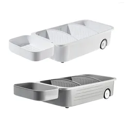 Kitchen Storage Cosmetic Organizer Holder Makeup Rack Under Sink Cabinet Basket Shelf For Bathroom House Laundry Rooms