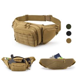 Tools 1Pc Tactical Range Bag Waist Pack Nylon Hiking Phone Pouch Waterproof Sports Army Military Hunting Camping Belt Bag With