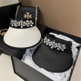 Ball Caps 202402-shi Chic Drop Summer Luxurious Independent Design Without Paper Grass Lady Baseball Hat Women Leisure Visors Cap